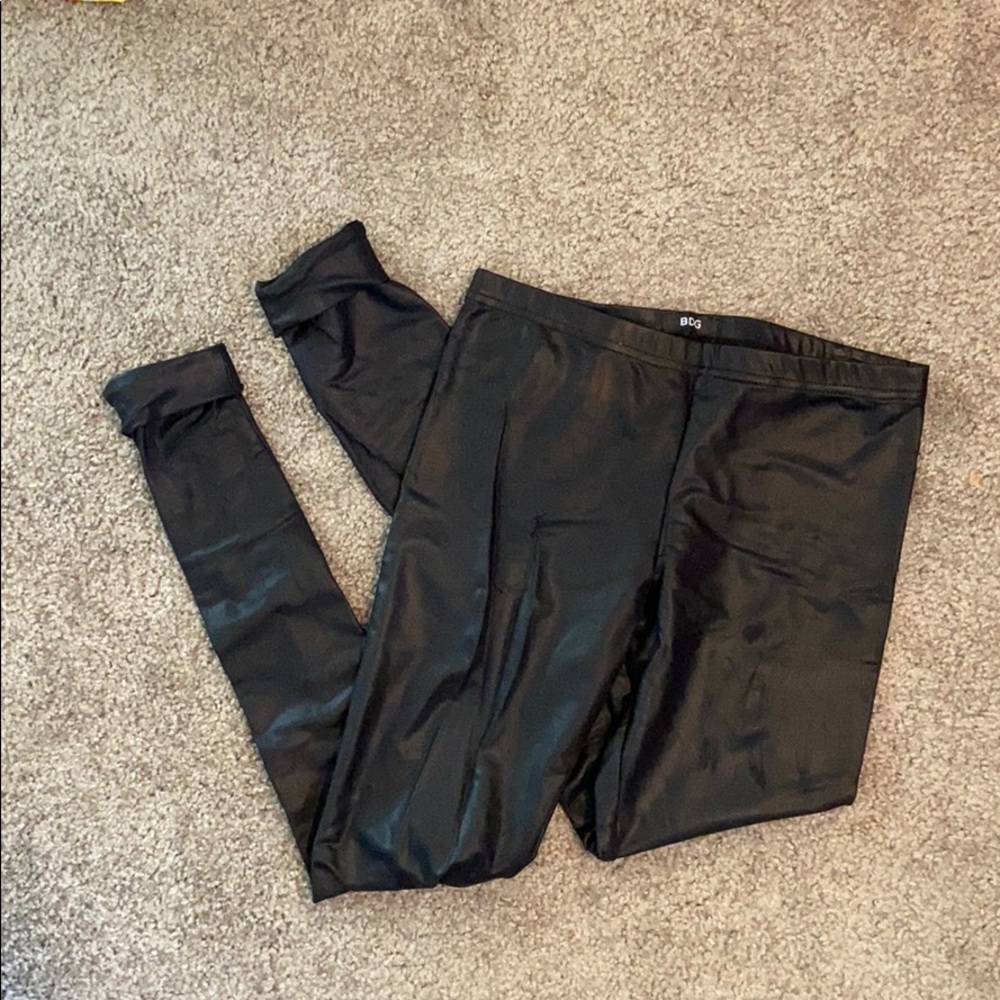 BDG faux leather leggings